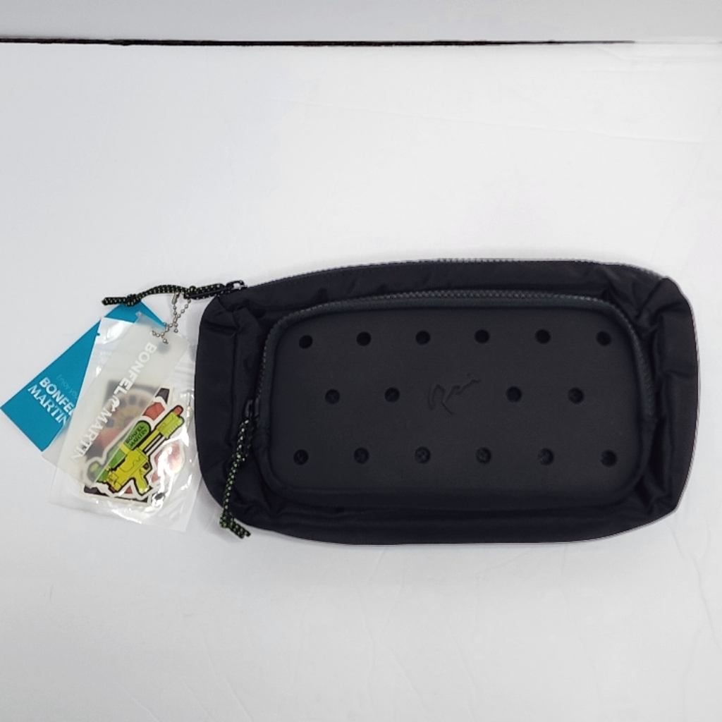 Bonfel Martin Travel Pack Fanny Pack Black 2 Pockets Brand New